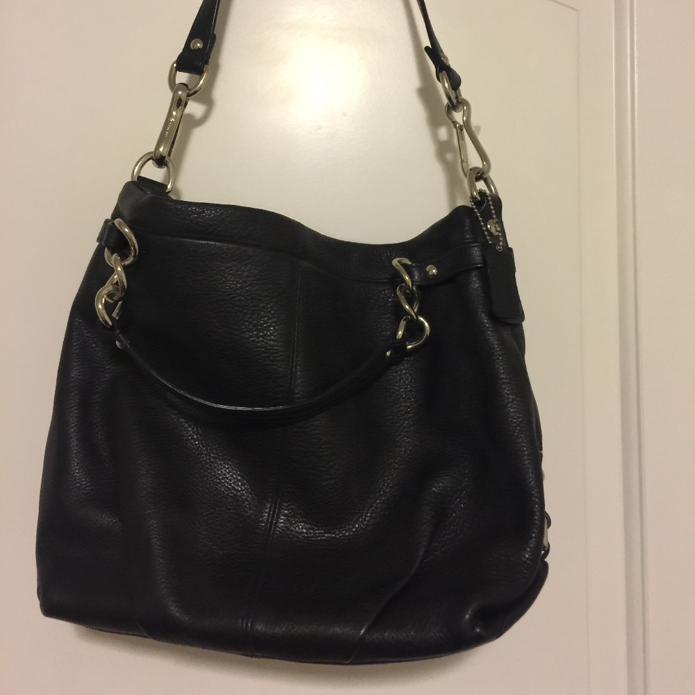 Coach Black Leather Bag